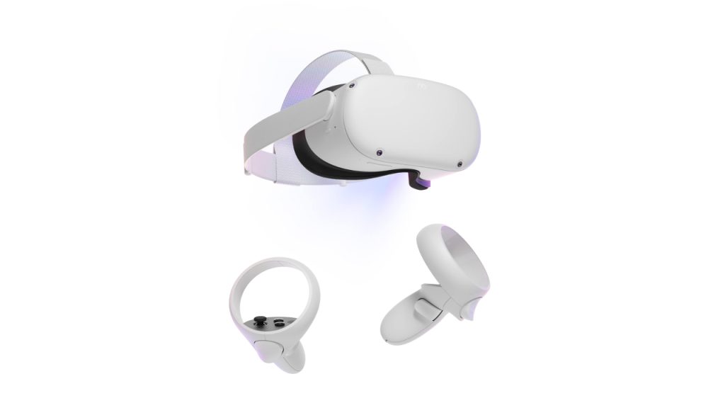 Meta Quest 2 VR Headset and Touch controllers